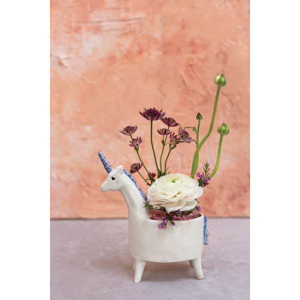 Trinx Gijsje Ceramic Statue Planter Wayfair